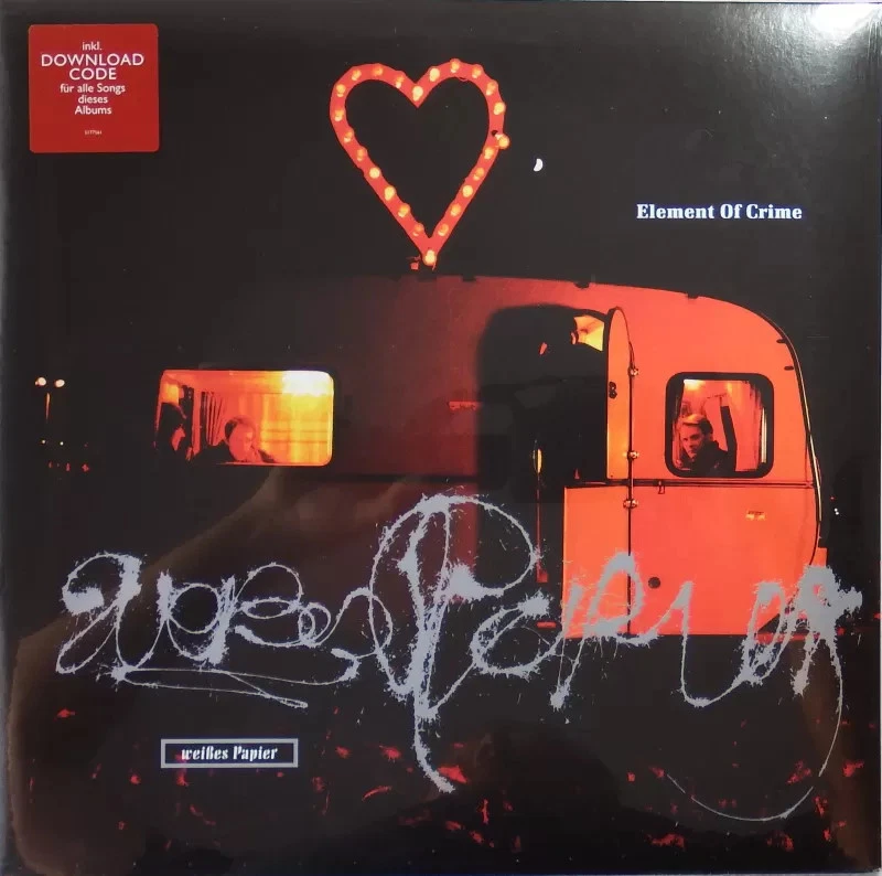 ELEMENT OF CRIME Weißes Papier LP Vinyl 180g Sven Regner * NEU - Bild 1 von 1
