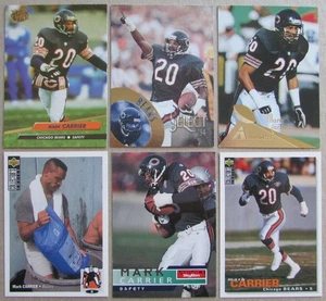 Mark Carrier 6-card lot Chicago Bears NFL - Picture 1 of 2