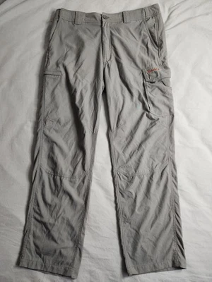 Pantalones de pesca Simms para hombre talla grande gris carbón ligeros de nailon senderismo al aire libre Foto 1 de 4
