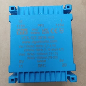 Transformador encapsulado de bajo perfil Vigortronix VTX-127-3918-409 18VA 0-9V - Imagen 1 de 4
