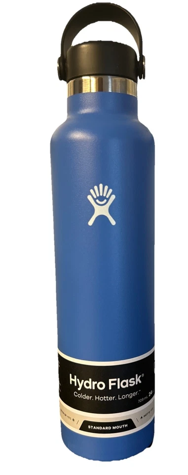 Botella de agua Hydro Flask Flex Cap, 24 oz - azul cascada Foto 1 de 1