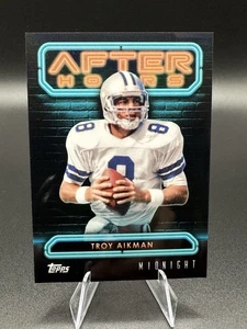 2024 Topps Midnight Troy Aikman After Hours Case Hit SP Dallas Cowboys - Picture 1 of 2