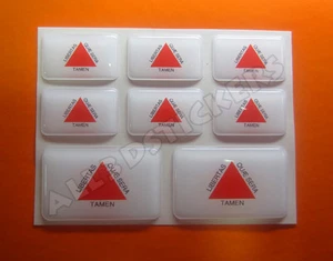 8 x Pegatinas 3D Relieve Bandera Minas Gerais - Todas las Banderas del MUNDO - Imagen 1 de 1
