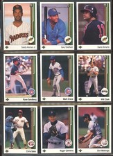 1989 Upper Deck Baseball, # 1 to # 693, U-PICK, finish your set, NM, GB12