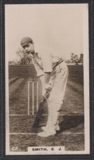 W.D.& H.O.Wills English Cricketers 1926 #23 E.J.Smith