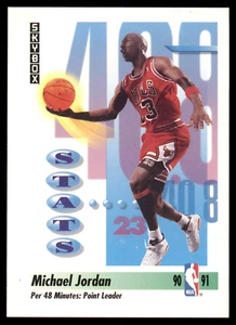 Skybox Michael Jordan #307 1990-91 Salón de la Fama Salón de la Fama Chicago Bulls - Imagen 1 de 2