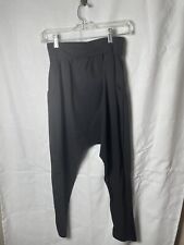Woman’s Body Wrappers Adult  Black Harem Pants Size Medium Retail $48.99