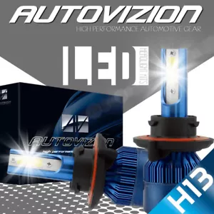 AUTOVIZION LED Headlight Conversion kit H13 9008 6000K 2007-2017 Jeep Patriot - Picture 1 of 12