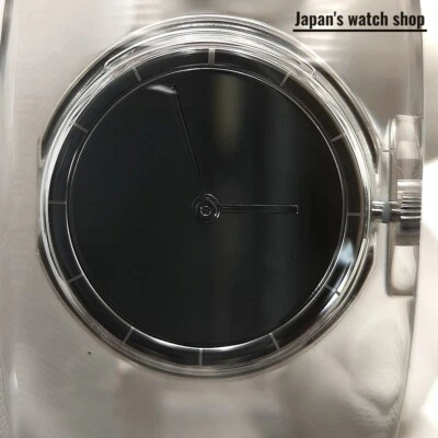 Reloj Hombre ISSEY MIYAKE SILAW001 Brazalete Transparente Plateado “O” Nuevo en Caja Foto 1 de 4