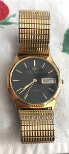 JULES JURGENSEN Black Faced Calendar Mens Watch - Picture 1 of 2