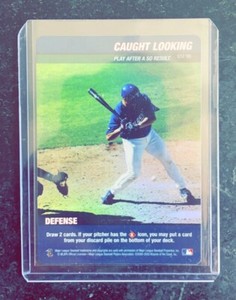 2005 MLB Showdown Foil Strategy Card S12 Caught Looking