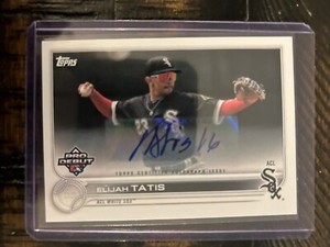 Elijah Tatis 2022 Topps Pro Debut #PD124 Autograph Card