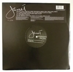 Adesivo Janet Jackson Son Of A Gun Maxisingle 12" Europa 2001 sulla copertina - Foto 1 di 2