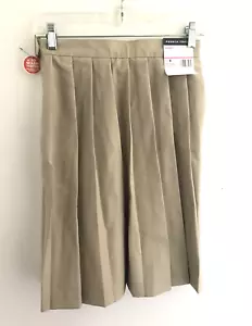 NEW French Toast Juniors Uniform Skirt Tan Pleated Below Knee Size 5 Girls JR - Picture 1 of 6