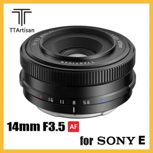 TTArtisan AF 14mm F3.5 APS-C Wide Angle Auto Focus Lens for Sony E-mount Cameras - Picture 1 of 7