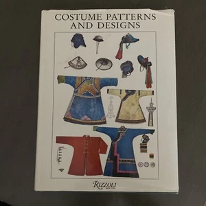 Costume Patterns and Designs by Rizzoli and Max Tilke hc/dj - Imagen 1 de 4