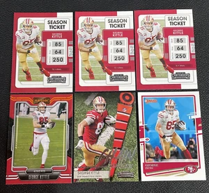 George Kittle 6 card lot 49ers A84 - Picture 1 of 2