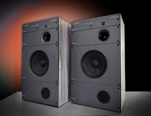 Altavoces estéreo vintage WHARFEDALE MACH 3 🌈RaRe🌈 (1984) restauración madera - Imagen 1 de 6