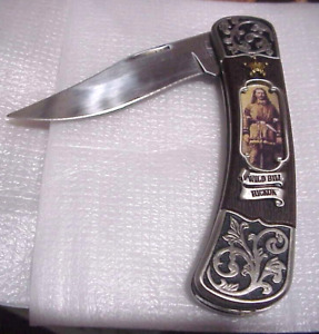 FRANKLIN MINT  OFFICIAL WILD BILL HICKOK   COLLECTOR KNIFE WITH  POUCH