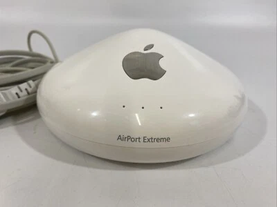 Apple AirPort Extreme Base Station 54 Mbps 10/100 Wireless G Router (A1034) - Image 1 of 4