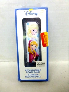Disney Frozen Elsa Anna 2200mAh BANCO DE ENERGÍA PORTÁTIL RECARGABLE Teléfono Tableta NUEVO - Imagen 1 de 2
