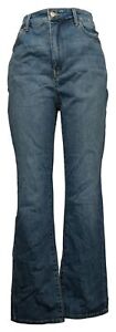 NYDJ Women's Jeans Sz 12 Curve Shaper Marilyn Straight Jeans- Blue A520769