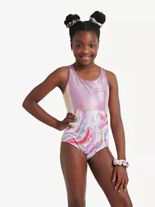 Niñas Justice Leotard con Scrunchie a juego (Talla XL 16/18) TOTALMENTE NUEVO CON ETIQUETAS - Imagen 1 de 12