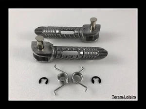 Paire Repose Pieds Cales Pieds Pilote pour SUZUKI GSXR GSX-R 600 750 1000 NEUF - Picture 1 of 3