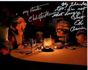 CHRISTOPHER PLUMMER und ED ASNER signiertes 8x10 DISNEY UP Foto mit Hologramm Echtheitszertifikat - Bild 1 von 2