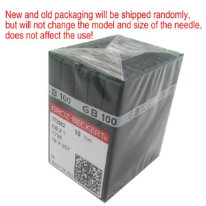 100 PIEZAS Groz Beckert DBX1 APTO PARA JUKI DDL-555, DDL-5530, DDL-5550, DDL-8700+ - Imagen 1 de 5