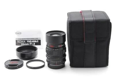 [COMO NUEVO / Estuche] Lente KOWA PROMINAR 25mm F1.8 para Micro Cuatro Tercios de JAPÓN #043 Foto 1 de 4