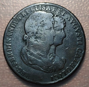 ESPAÑA MEDALLA 1816 FERNANDO VII E ISABEL PORTUGAL BODA 35mm 19g - Picture 1 of 2
