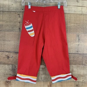 Vintage 1950’s 60’s New Drum Matching Cuffs Cotton Pants Girl’s Size 12 - Picture 1 of 4