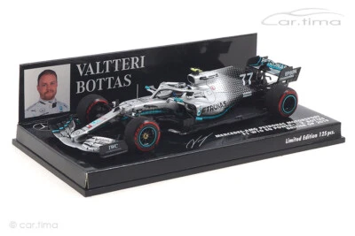 Mercedes-AMG F1 W10 GP Great Britain 2019 Valtteri Bottas Minichamps 1:43 417191 - Bild 1 von 3