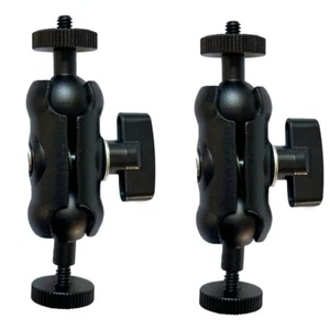2-Pack Multi-Angle Magic Arm Mount-360° Swivel Clamp for Camera, Mic&LED Lights - Picture 1 of 7