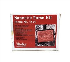 Vintage Tandy Leather Nanette Purse Kit #4334 French Clutch Purse NOS Open Pkg.