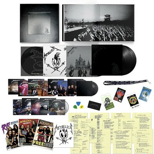 Metallica (Remastered Deluxe Box Set) (5lp) (14 cd) (6dvd) by Metallica (Record, 2021)
