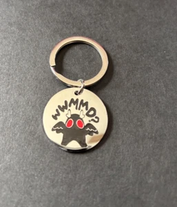 Was würde Mothman tun? (WWMMD?) Schlüsselanhänger Metall - Bild 1 von 2