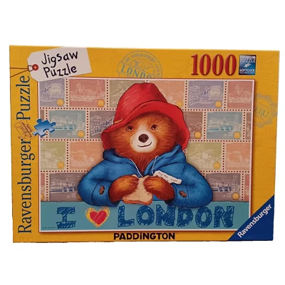 Ravensburger PADDINGTON BEAR 1000 Piece Jigsaw - I Love London 2017 Rare - Image 1 of 2