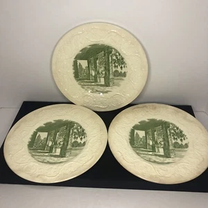 Rare 1930s Randolph-Macon Women’s College. 3 “The Wisteria”Wedgwood SALAD  9.5” - Picture 1 of 6