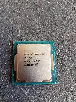 Intel Core i7-7700 3.60GHz Socket LGA1151 Processor CPU (SR338) - HP 914471-001 - Image 1 of 2