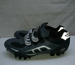 Forte CM200 Gray Black Hook Loop Mountain Biking Cleat Cycling Men's Shoe 12M 46 - Picture 1 of 8