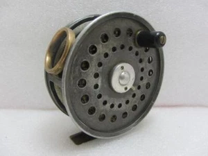 Vintage J. Dickson & Son Edinburgh 4" Alloy Salmon Fly Reel - Picture 1 of 8