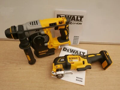 DeWalt DCH273 18v xr SDS Hammer Drill + DCS355 18V XR Multi Tool Bare Units  - Image 1 of 4