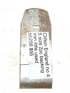 Clifton England 2” backing iron - Picture 1 of 1