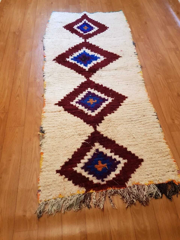 Azilal rug ,tapis marocain,carpet vintage - Photo 1/4