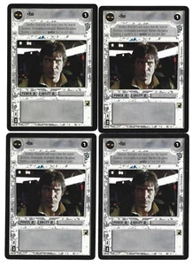 Han x4 7/10 LP+ Decipher Star Wars SWCCG Jedi Pack LJePH-01 - Picture 1 of 1