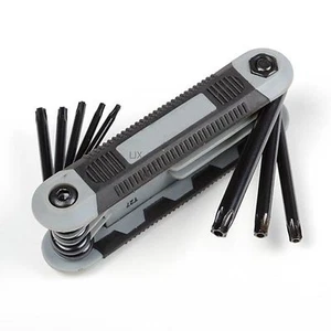 T9-T40 8in1 Folding Torx Star Key Bit Screwdriver Set Hand Tool  - Picture 1 of 1