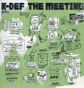 K-Def - The Meeting (weiß & schwarz gemischtes Vinyl) '13 EP US ORG! SEHR GUTER +/EX MIT VERSAND - Bild 1 von 4
