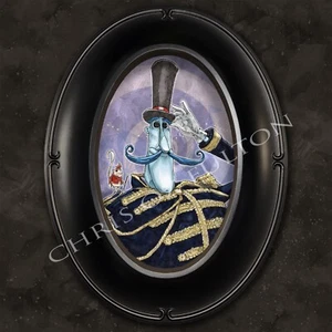 Impresión artística enmarcada de la película Coraline Mr Bobinsky firmada por Chris Oz Fulton - Imagen 1 de 2